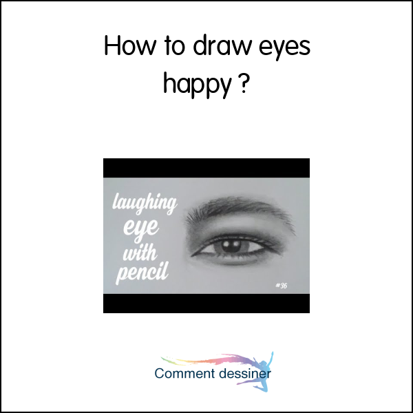 How to draw eyes happy